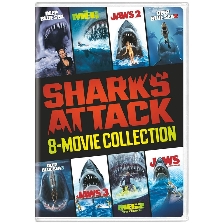 Sharks Attack 8 Film Collection (DVD), Action, Warner Bros