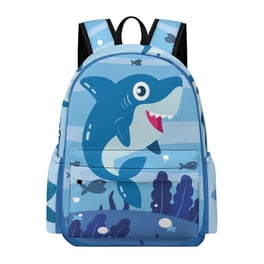 baby shark mini backpack for kids Surfing Small The back panel and adjustable straps are padded for additional comfort 10