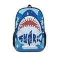 thumbnail image 1 of Shark Backpack 17 Inch Large Capacity Casual Daily Commuter Backpack, 1 of 5