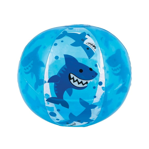 Shark Beach Ball - Party Favors - 12 Pieces