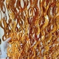 thumbnail image 1 of Shark Birthday Mermaid DIY Birthday Glitter Shimmer Wedding Pull Flower Backdrop Foil Fringe Curtain Tinsel ORANGE, 1 of 1