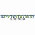 thumbnail image 1 of Shark Birthday Party Jumbo Add An Age Letter Banner (1ct), 1 of 2