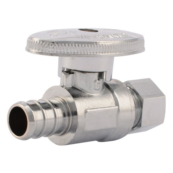 Shark Bite 23057LF 1/2" X 3/8" OD Compression Quarter Turn Straight Stop Valve