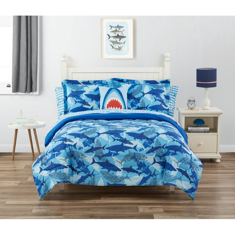 Shark top queen comforter