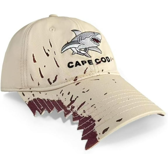 Shark Bite Hat for Boys and Girls Unique Design Baseball Cap Hip Hop Style Personalized Gifts for Adults Shark Hats for Men and Women Ideal for Casual Wear and Fun Fashion