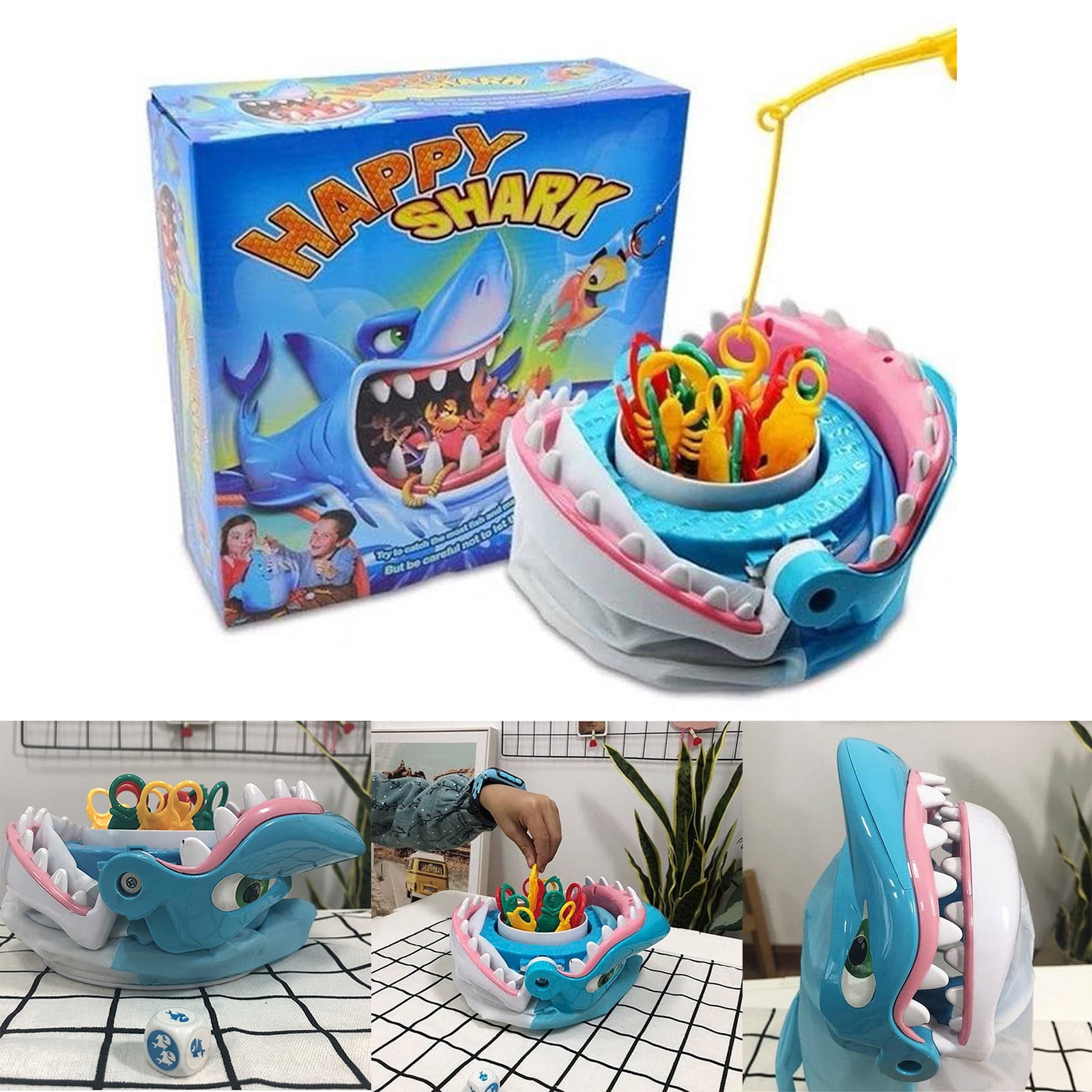 Shark Bte -- Roll The De And Fsh For Colorful Sea Creatures Before