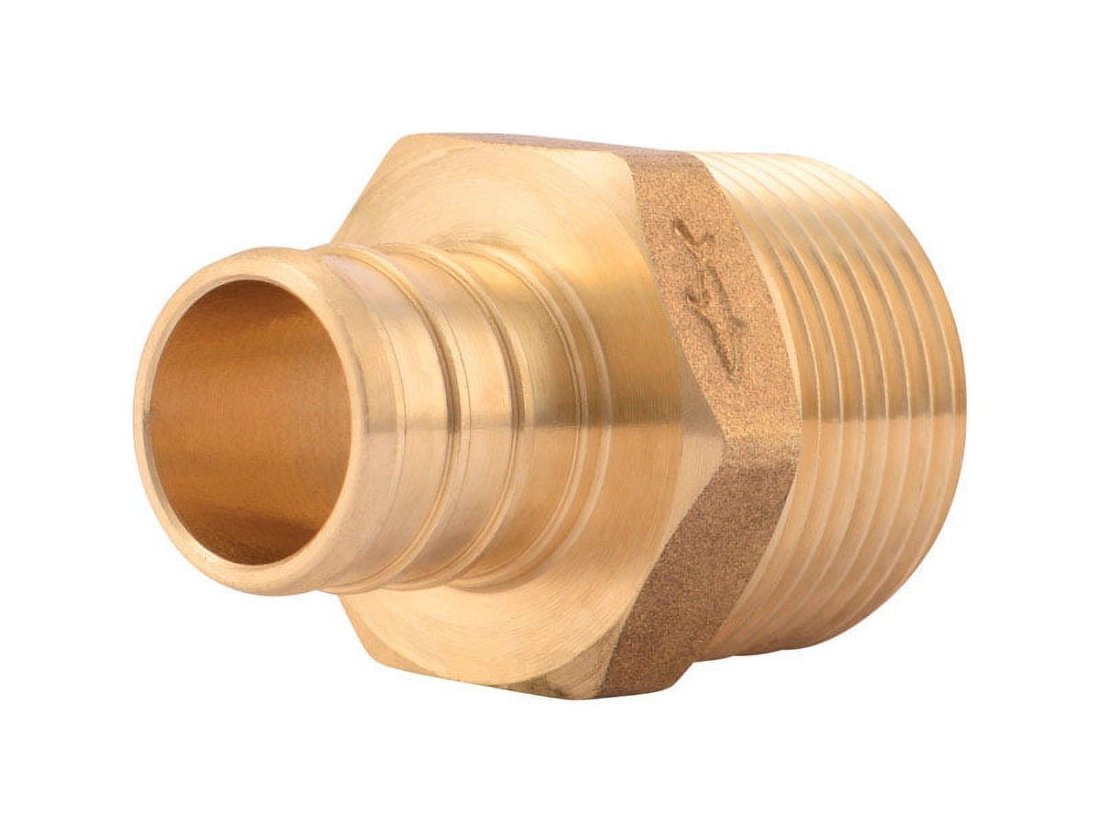 Shark Bite UC134LFA 3/4 X 3/4 MNPT Brass Threaded Male Adapter ...