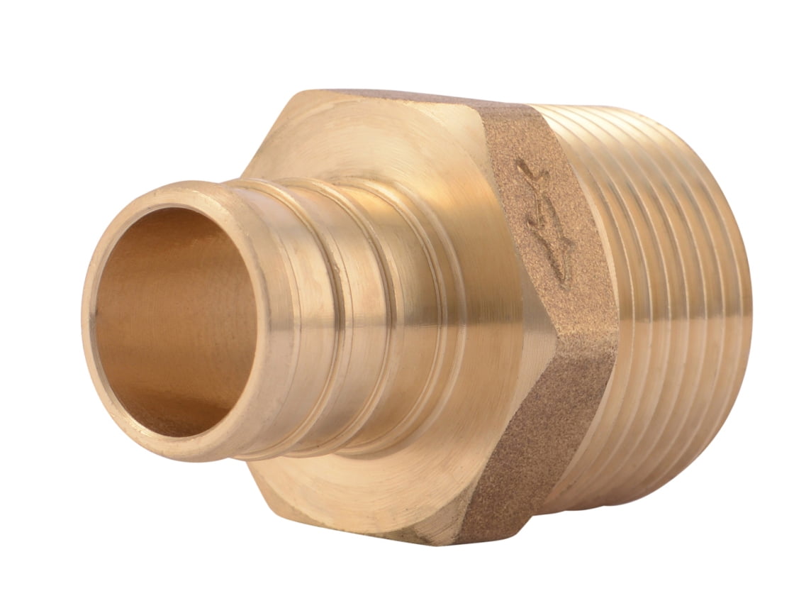 Shark Bite UC134LFA10 3/4" X 3/4" MNPT PEX Barb Threaded Male Adapter 10 Pk