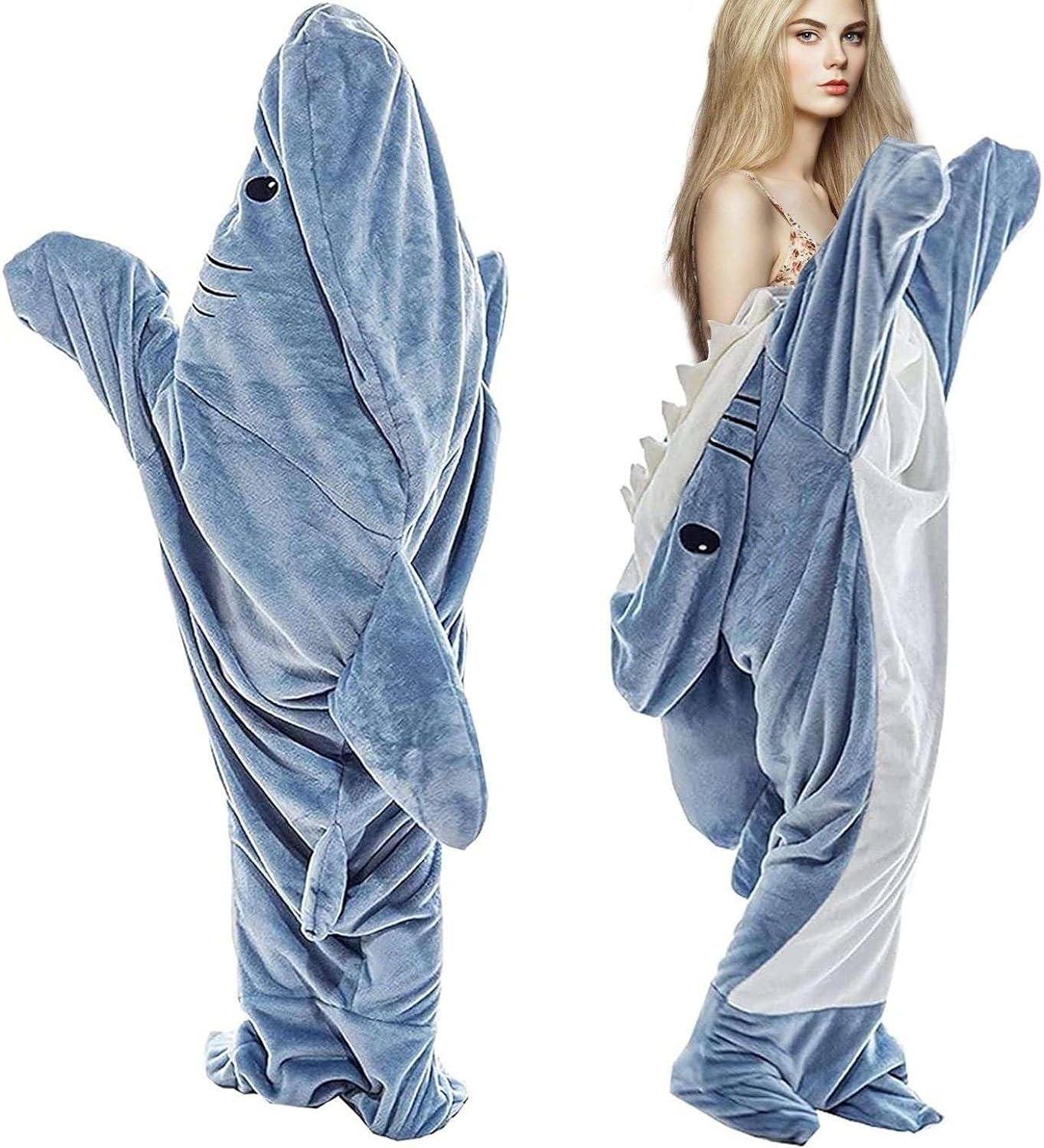 Shark Blanket Hoodie, Cozy Shark Blanket,Wearable Shark Blanket, Shark