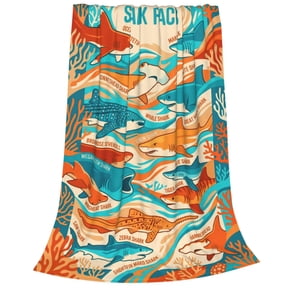Shark Blanket, Soft Throw Blanket forBed, Cartoon Gifts for Christmas Birthday Bedroom Decor 50x40