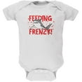 thumbnail image 1 of Shark Bloody Feeding Frenzy Soft Baby One Piece White 3-6 M, 1 of 1