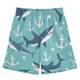 thumbnail image 1 of Shark Boat Anchor Athletic Shorts Breathable with Comfort Fit Drawstring Casual Sweatshorts X-Large, 1 of 9