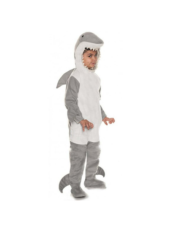 Shark Boys Toddler Great White Sea Animal Halloween Costume-XL