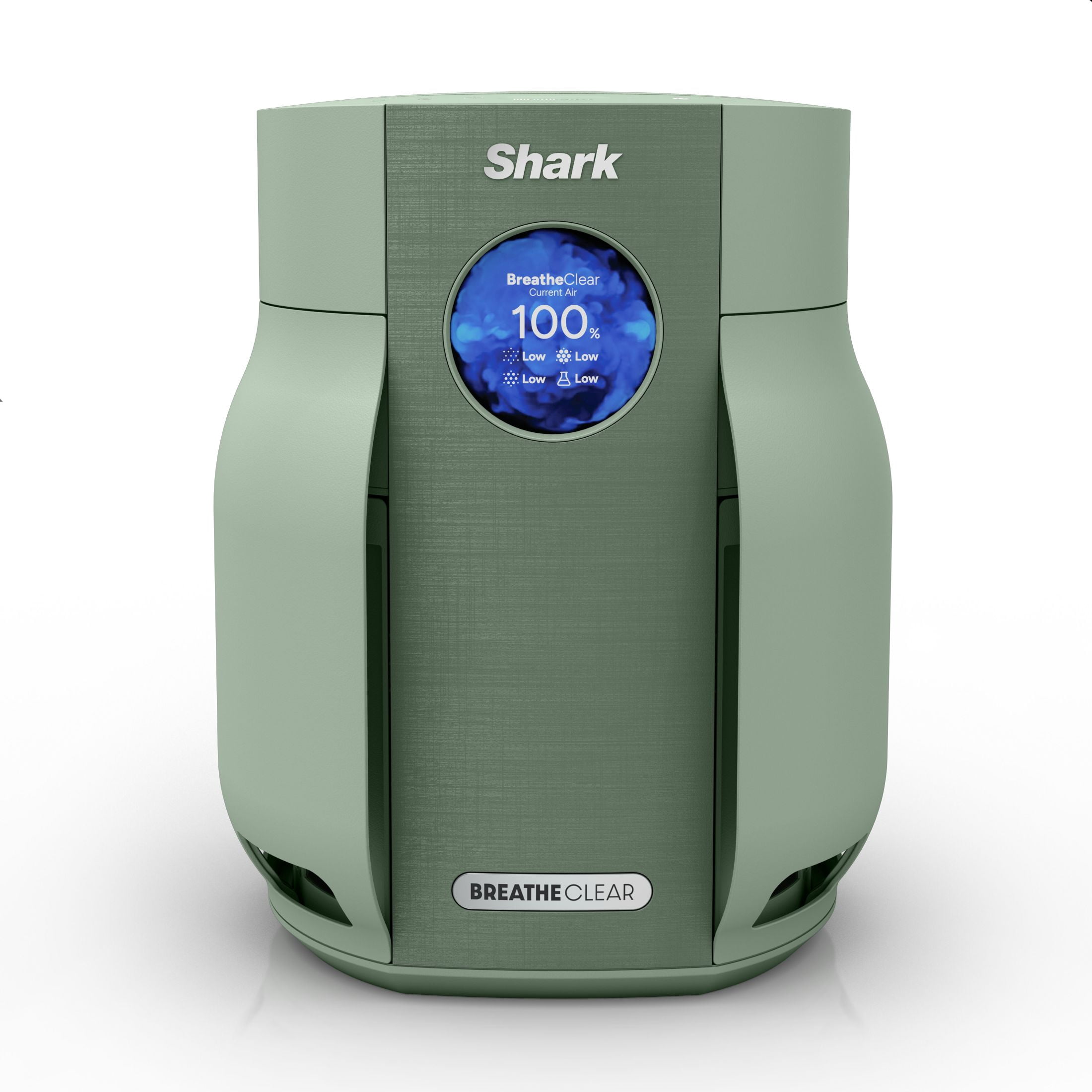 Shark BreatheClear Compact Pro with NeverChange 300 Sq Ft Intelligent Air Purifier, HEPA-Exceeding Filter, Zero Filter Changes For Up To 6 Years, HP062GN Sage