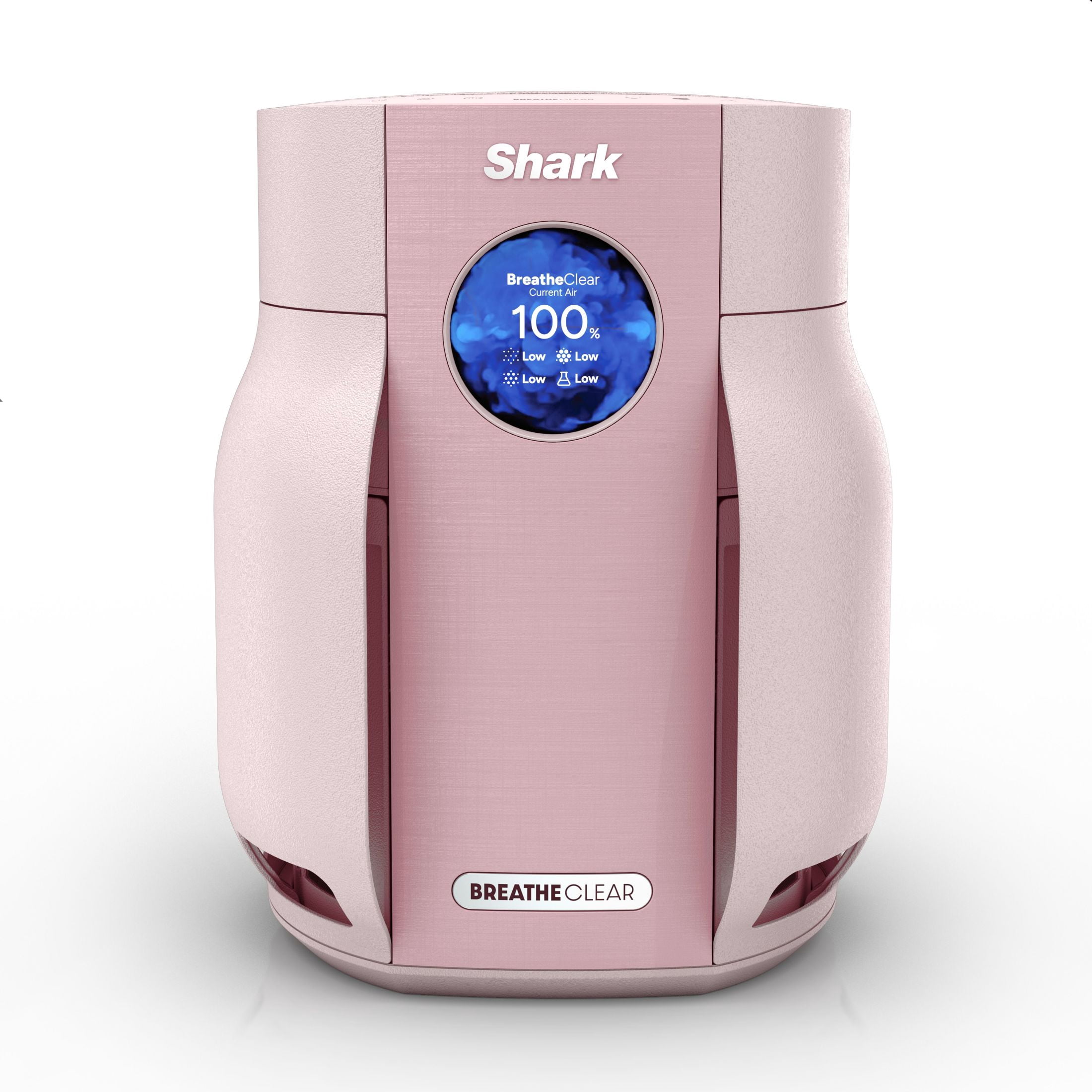 Shark BreatheClear Compact Pro with NeverChange 300 Sq Ft Intelligent Air Purifier, HEPA-Exceeding Filter, Zero Filter Changes For Up To 6 Years, HP062PK Blush
