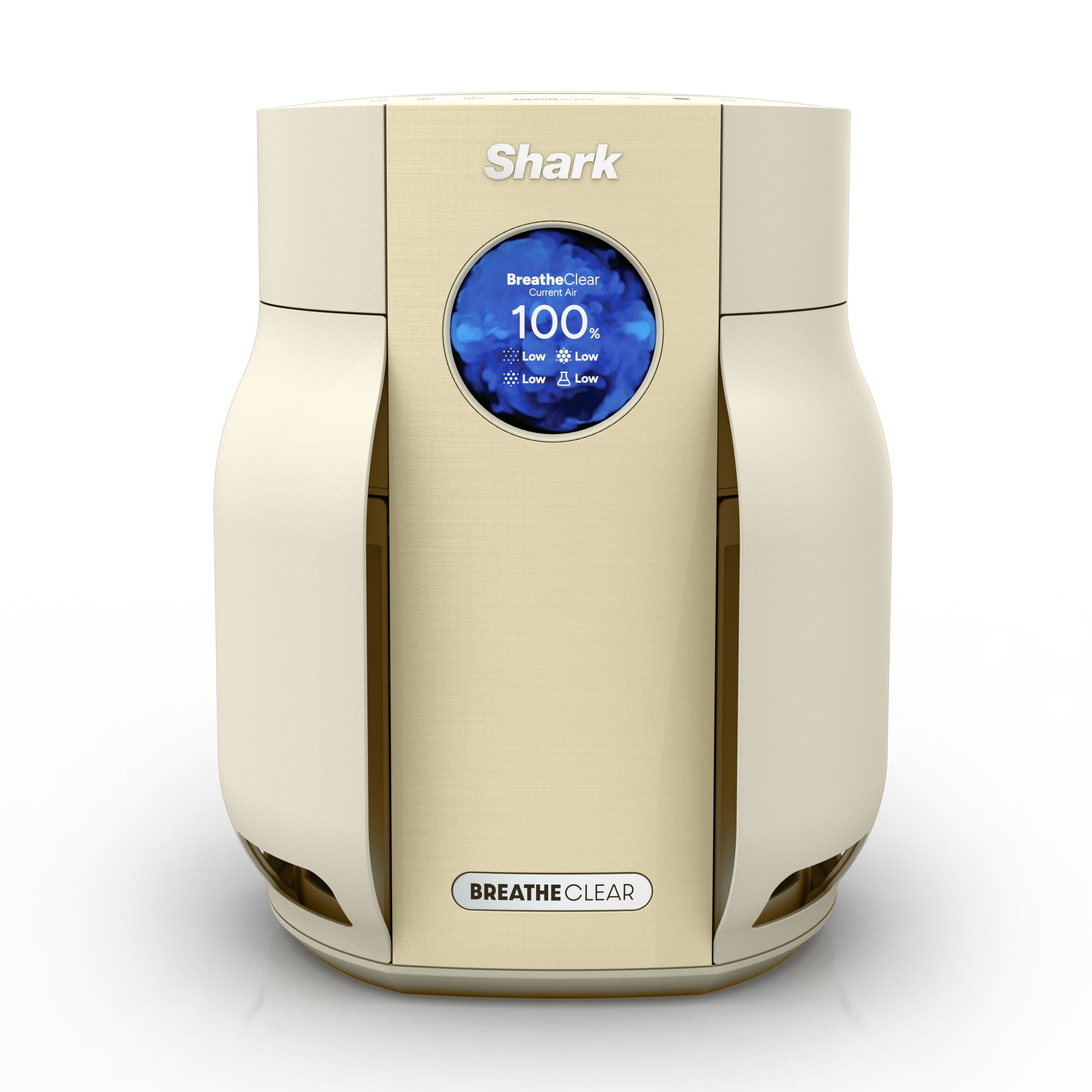 Shark BreatheClear Compact Pro with NeverChange 300 Sq Ft Intelligent Air Purifier, HEPA-Exceeding Filter, Zero Filter Changes For Up To 6 Years, HP062YL Butter
