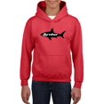 thumbnail image 1 of Shark, Brother Lettering Hoodie Juniors -Smartprints Designs,  Large, 1 of 4