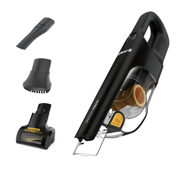 Shark UltraCyclone Pet Pro+ Handheld Vacuum, Pet Friendly, Self-Cleaning Pet Brush, CleanTouch Empty, CH951 Black