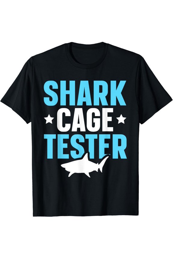 Shark Cage Tester Amputee One Leg Prosthetic User T-Shirt