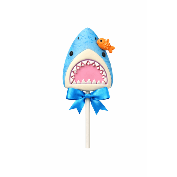 Shark Cake Pop Mold W Embosser