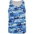 thumbnail image 1 of Shark Camo All Over Adult Tank Top - Small, 1 of 2