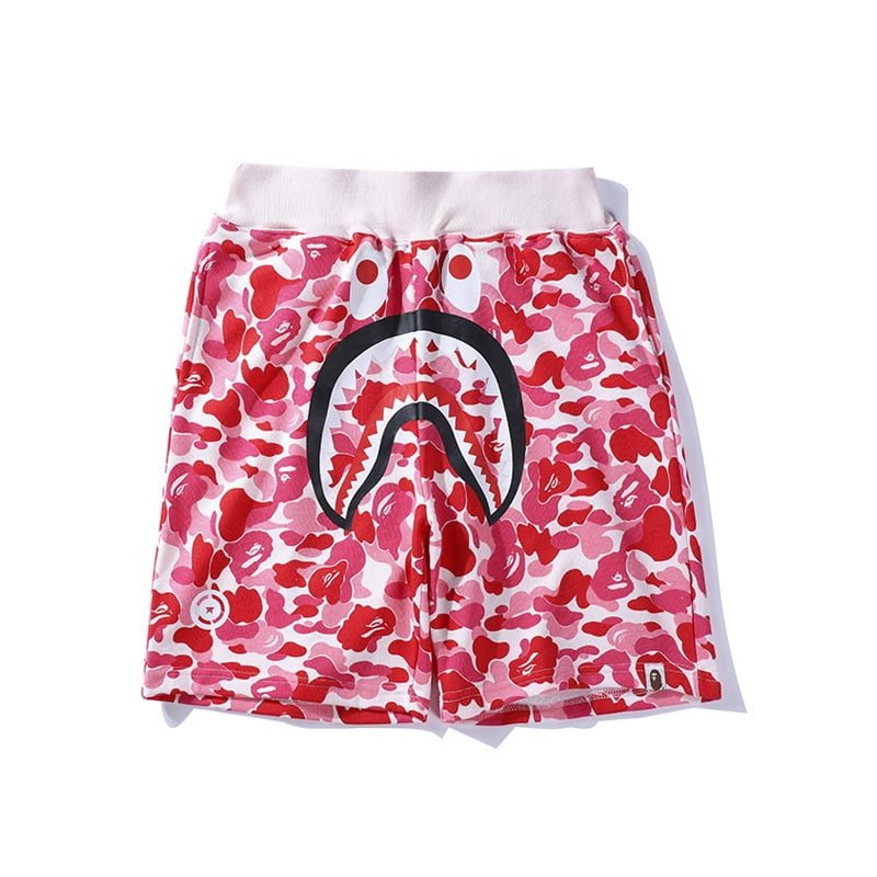 Bape Shirt Shark Camo Sport Shorts Unisex Quick-Dry Swim/Beach