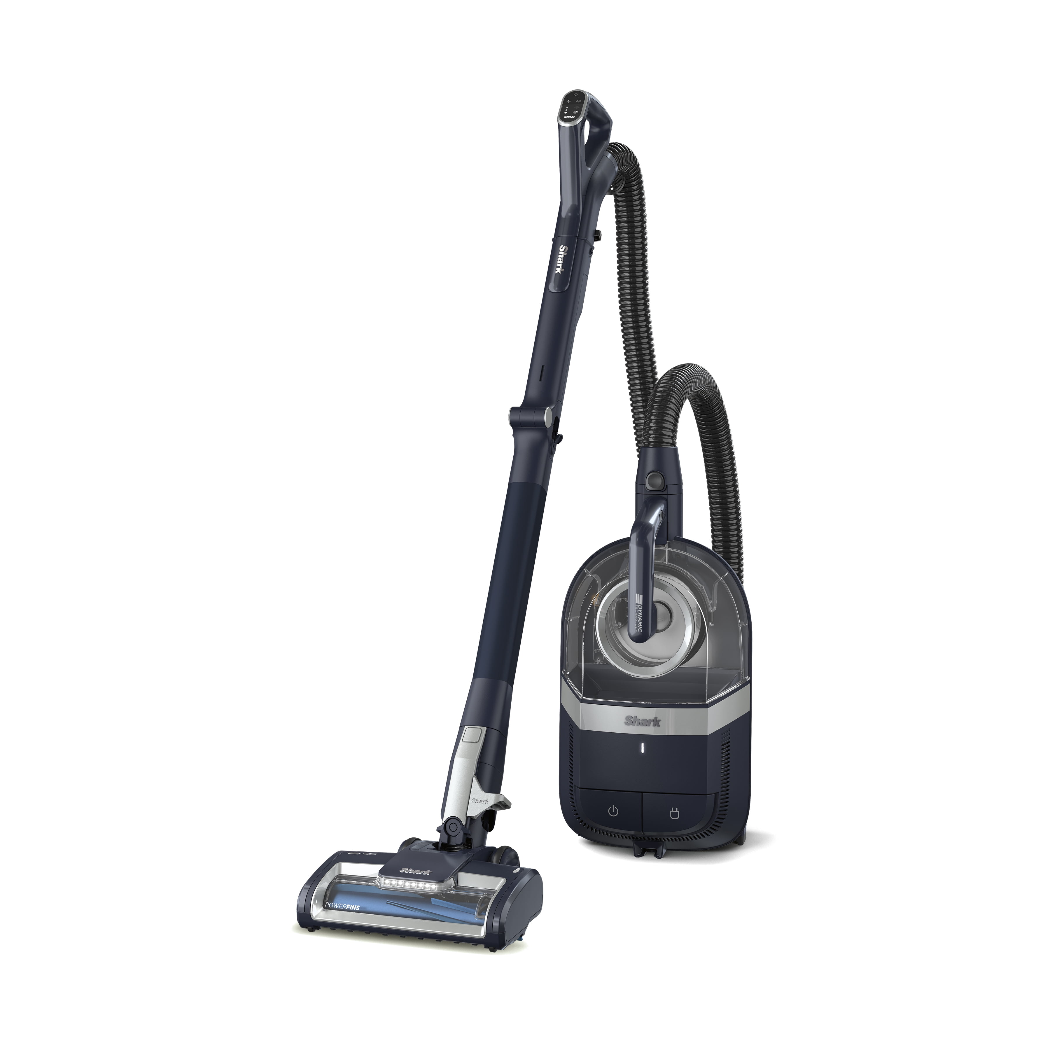 Shark Canister Pet Bagless Corded Vacuum Cleaner, Navy, CZ351