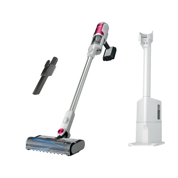 Shark Clean & Empty Cordless Stick Vacuum, Carpet and Hardfloors, Auto Empty Base, Self Cleaning Brushroll, HEPA Filter, BU3120 White