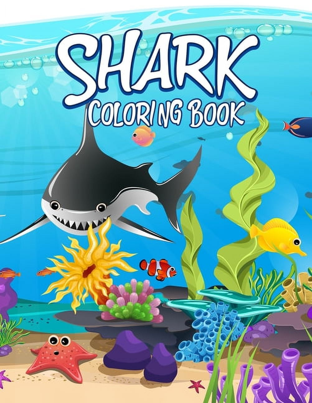 Shark Coloring Book Cute Shark Coloring Books for Girls Boys Kids and