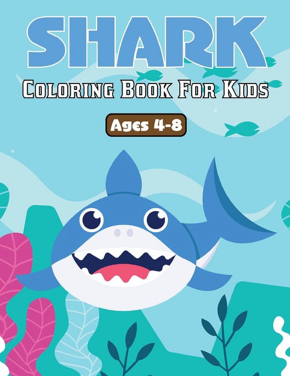 Shark Coloring Book For Adults: An Adult Shark Coloring Book For Adults -  Gift Idea For Men And Women.Vol-1 (Paperback)