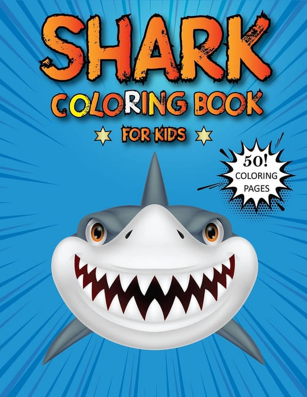 Shark Birthday Coloring Book: 9 year old girl birthday gift ideas shark  coloring book, 9 year old boy gifts ocean party favors, 9 year old girl  gifts  gift ideas, 9th shark