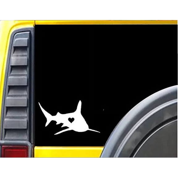 Shark Decal Sticker *J493* 8" wide