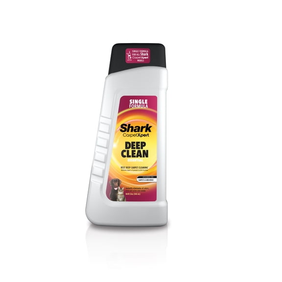 Shark Deep Clean Carpet Cleaner, 32oz Essential Formula, Fresh Scent - Use With Shark CarpetXpert Deep Carpet Cleaners