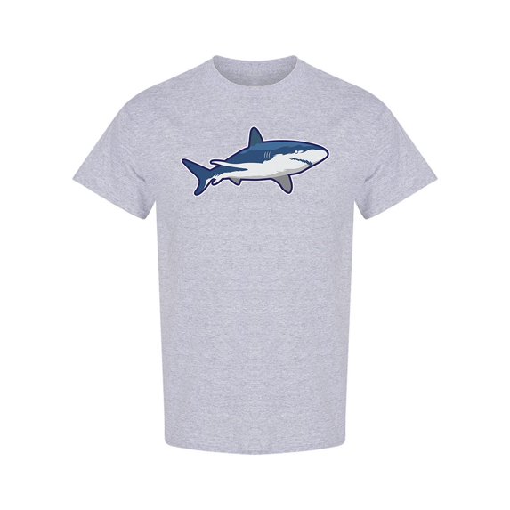 Shark Design T-Shirt Men -Image by Shutterstock, Male Medium