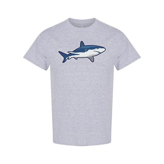 Shark Design T-Shirt Men -Image by Shutterstock, Male x-Large