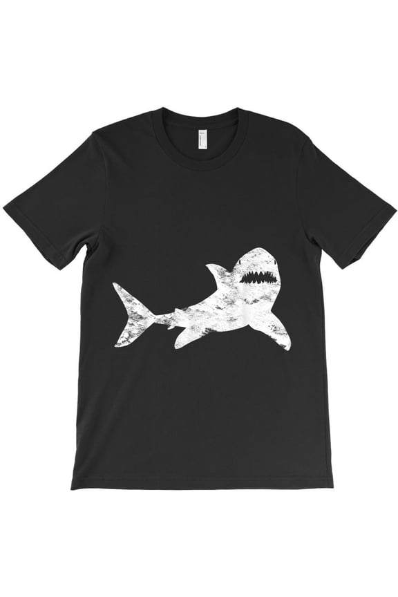 Shark Distressed Cool Vintage Shark Bite Tee Music Retro, Animal G14362 Unisex T-Shirt, Up to Size 5XL