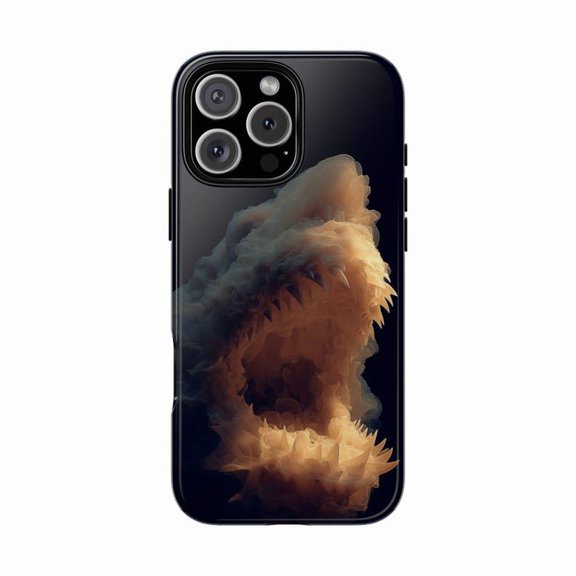 Shark Dust Abstract Ocean Predator Stylized Design Case for iPhone 17 16 15 14 13 12 11 Pro Max
