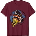 thumbnail image 1 of Shark Eating a Cat Softstyle Unisex T-Shirt, 1 of 5
