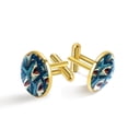 thumbnail image 1 of Shark Elegant Dress Shirt Cufflinks Set | Stainless Steel | Formal Occasion, 1 of 6