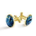 thumbnail image 1 of Shark Elegant + Stainless Steel Men's Cufflinks for Formal Attire + for Business Meetings, 1 of 6
