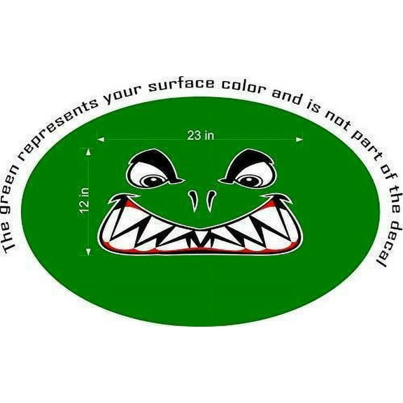 Shark Eyes Golf Cart Go Cart Side by Side Decals Stickers Auto Truck Racing Graphics