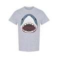 thumbnail image 1 of Shark Face T-Shirt Men -Image by Shutterstock, Male x-Large, 1 of 2