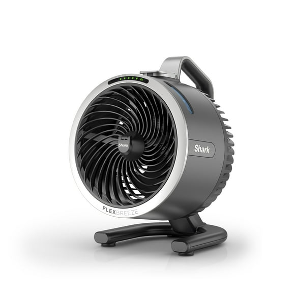 Shark FlexBreeze HydroGo Fan  Ultra-powerful portable fan that mists indoors & outdoors. Corded & cordless, 5 speeds, & evaporative misting, Grey