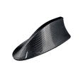 thumbnail image 1 of Shark Fin Antenna Carbon Fiber Car Antenna AM/FM Radio Signal Roof Aerial for Auto SUV Truck Offroad, 1 of 10