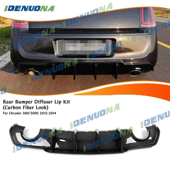 Shark Fin Rear Bumper Diffuser Body kit for 2012-2014 Chrysler 300 300s