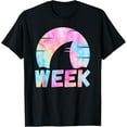 thumbnail image 1 of Shark Fin Tie Dye Week 2024 Lover Ocean Wildlife Summer Sea T-Shirt, 1 of 4