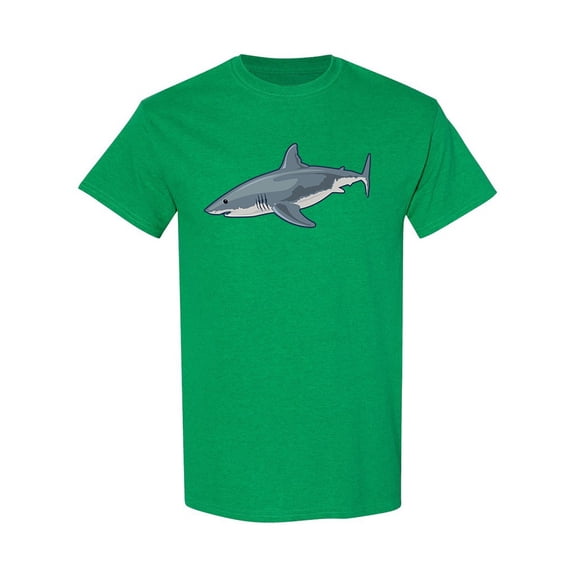 Shark Fish T-Shirt Men -Image by Shutterstock, Male Large
