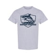 thumbnail image 1 of Shark Fishing Design T-Shirt Men -Image by Shutterstock, Male XX-Large, 1 of 2
