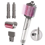Shark FlexFusion Air & Ceramic Hair Styling System, Hair Dryer & Straightener, HD641 Metallic Mist