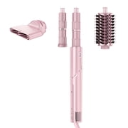 Shark FlexStyle Air Styling & Drying System, Hair Dryer, Curlers, Oval Brush, HD431PK2 Blush Pink